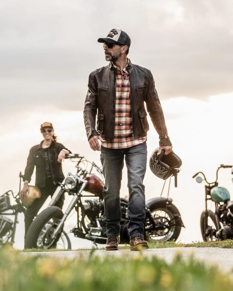 Rokker Motorradhose "Rokkertech Tapered Slim Dark Blue" Men