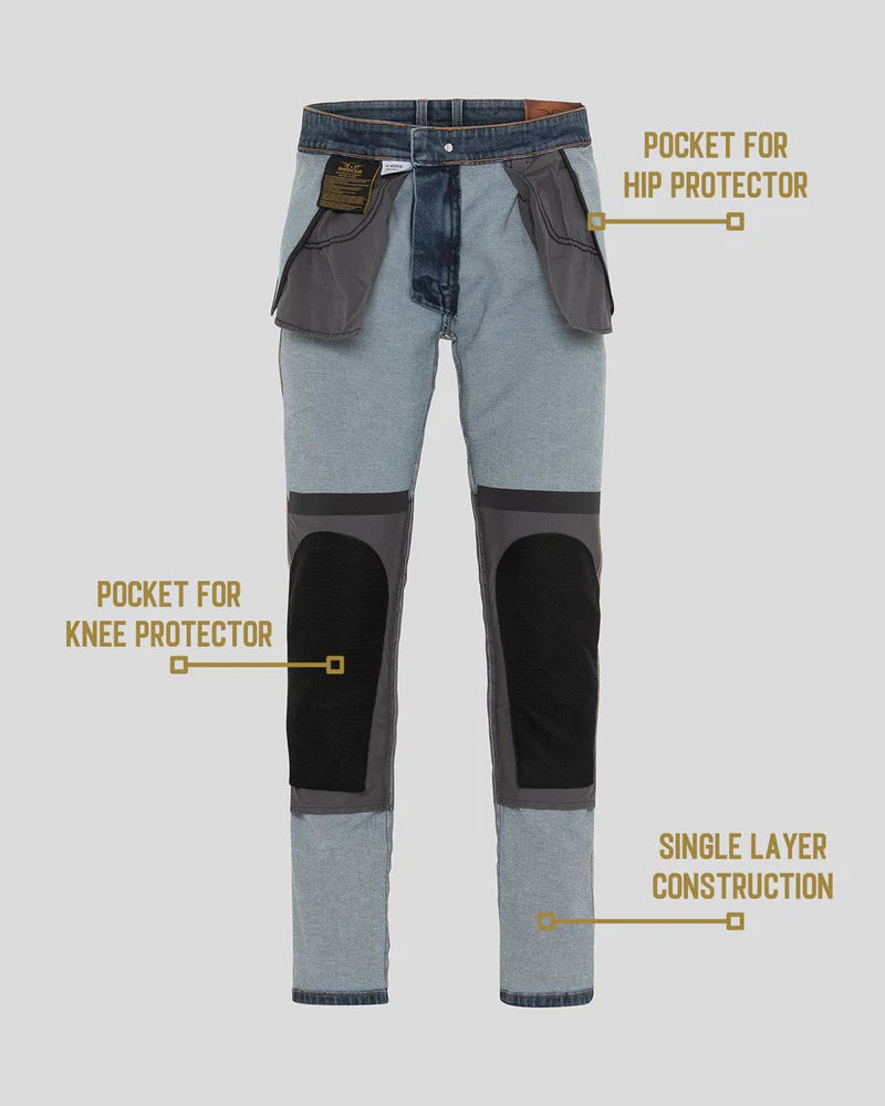 Rokker Motorradhose "Rokkertech Tapered Slim" Men