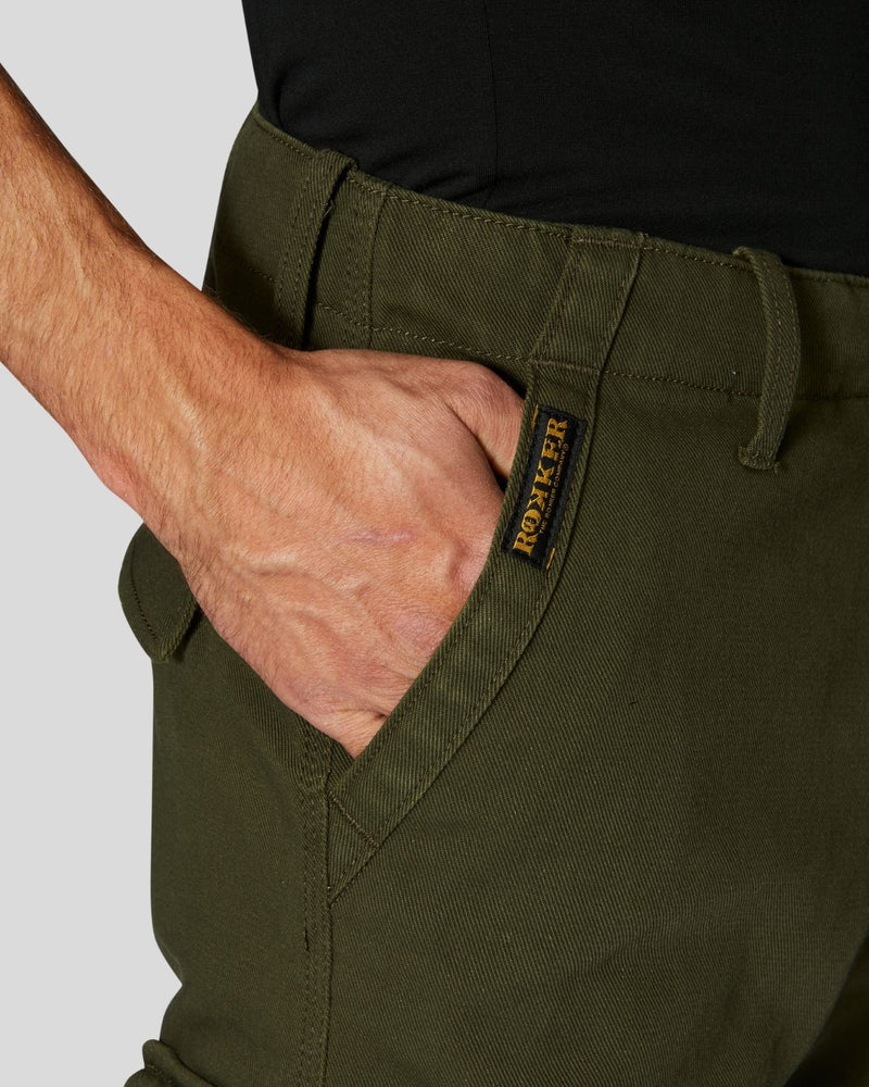 Rokker Motorradhose "Cargo Olive" Men