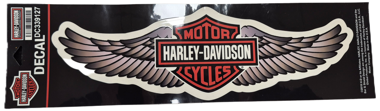 Harley-Davidson Decal, Straight Wings Nr. 1