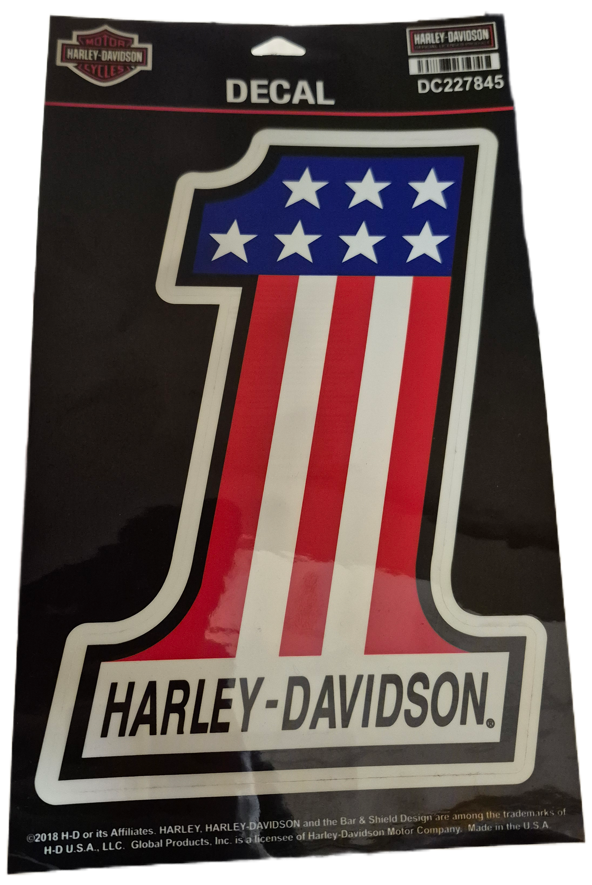 Harley-Davidson Decal #1 RWB, Nr. 77