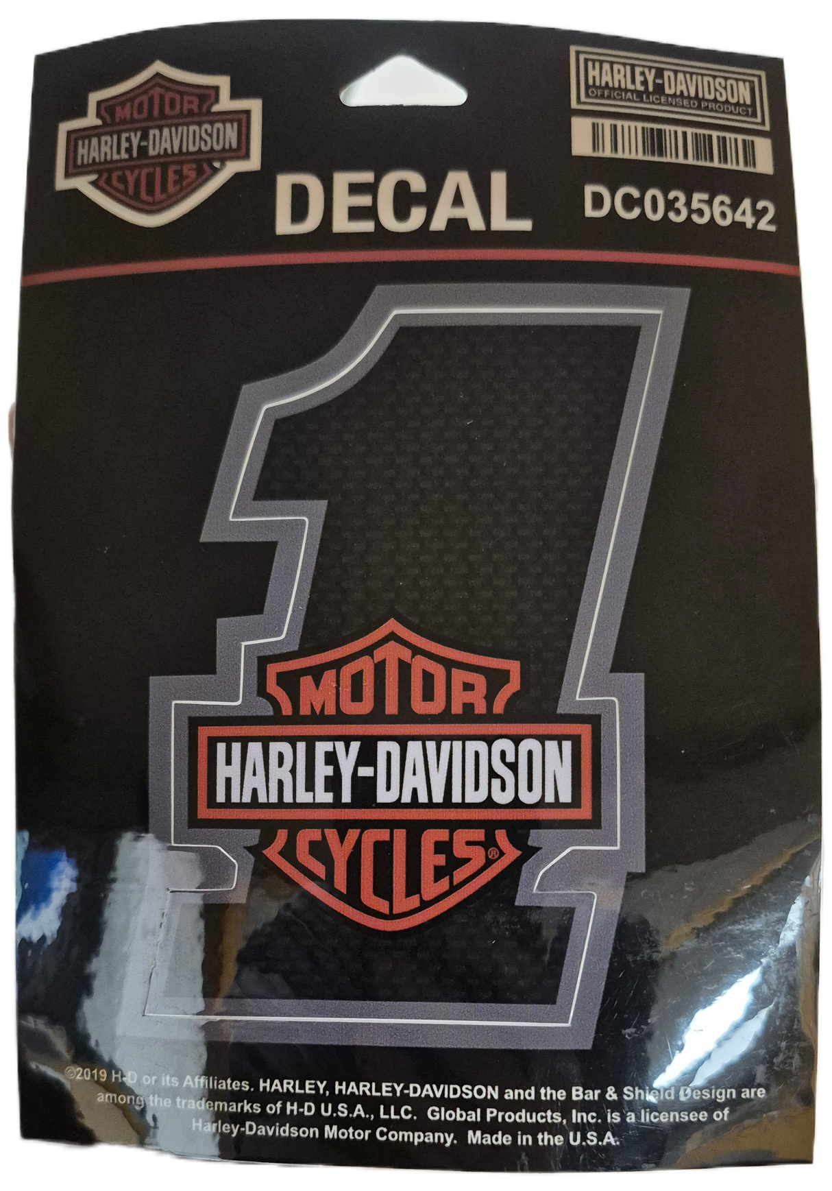 Harley-Davidson Decal - #1 B&S, Nr.35