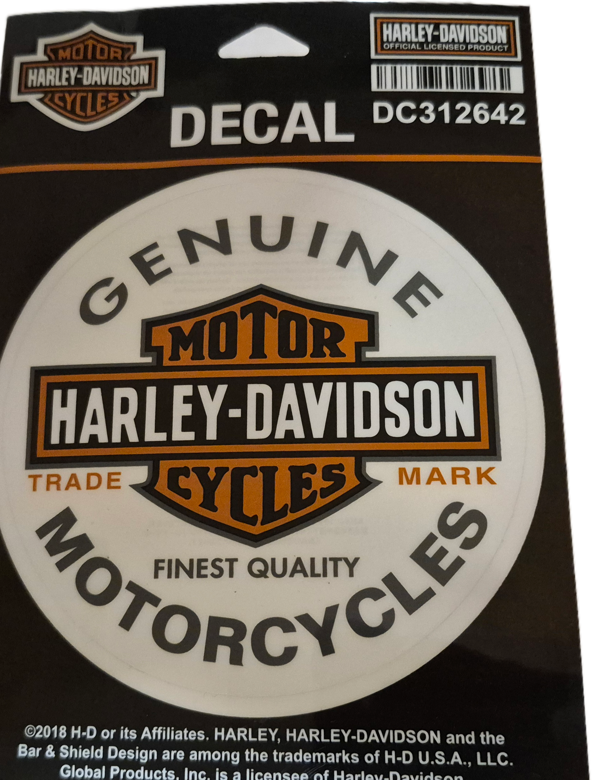 Harley-Davidson Decal, Long Bar&Shield, Nr.25 SM