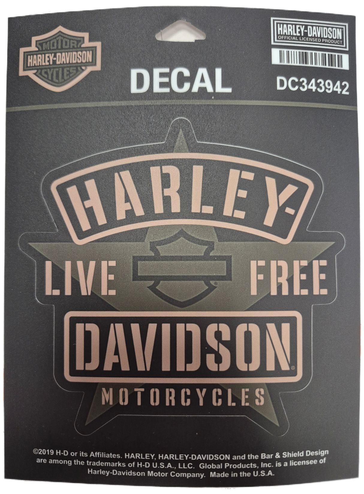 Harley-Davidson Decal - Resolute, SM Nr.43