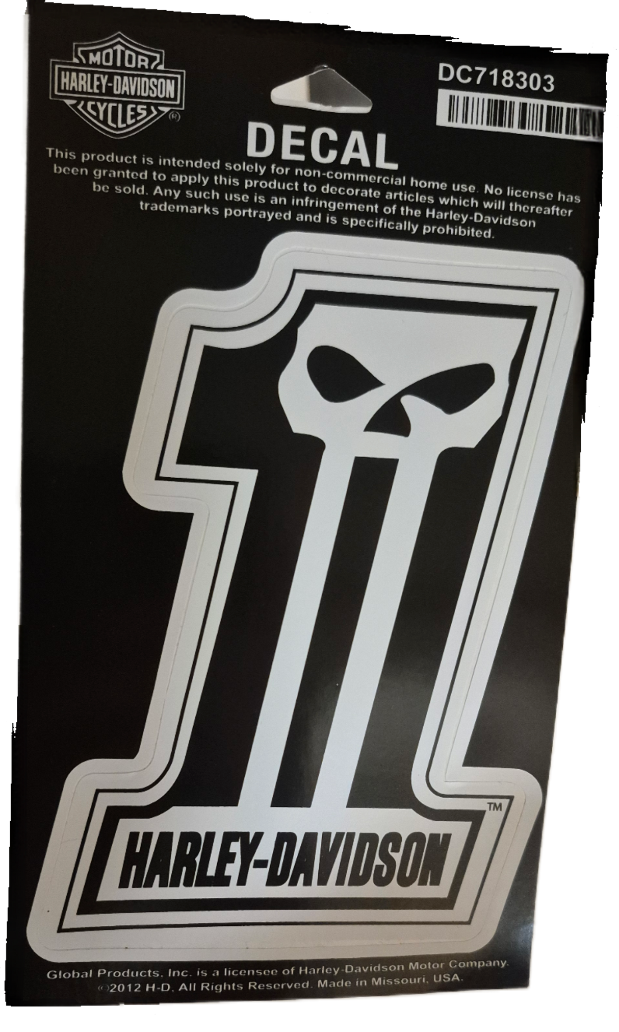 Harley-Davidson Decal, #1 Skull Nr.31