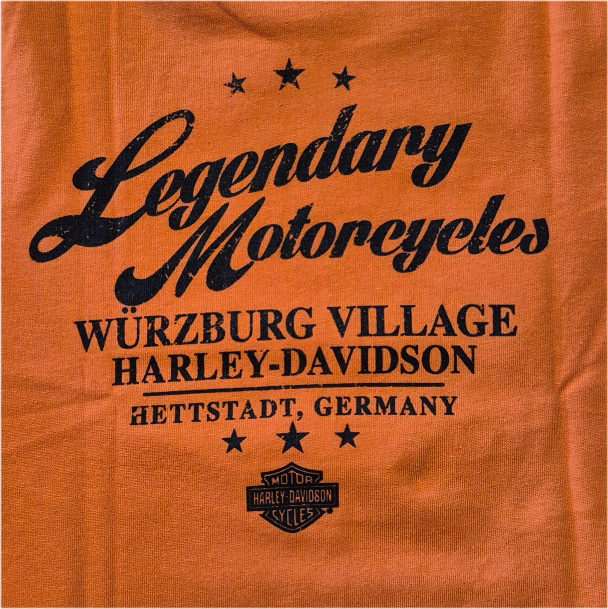 Harley-Davidson Kinder T-Shirt Bar & Shield Orange