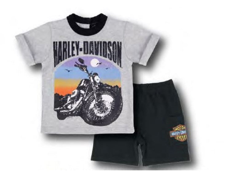 Harley-Davidson Shirt & Short Set Boys