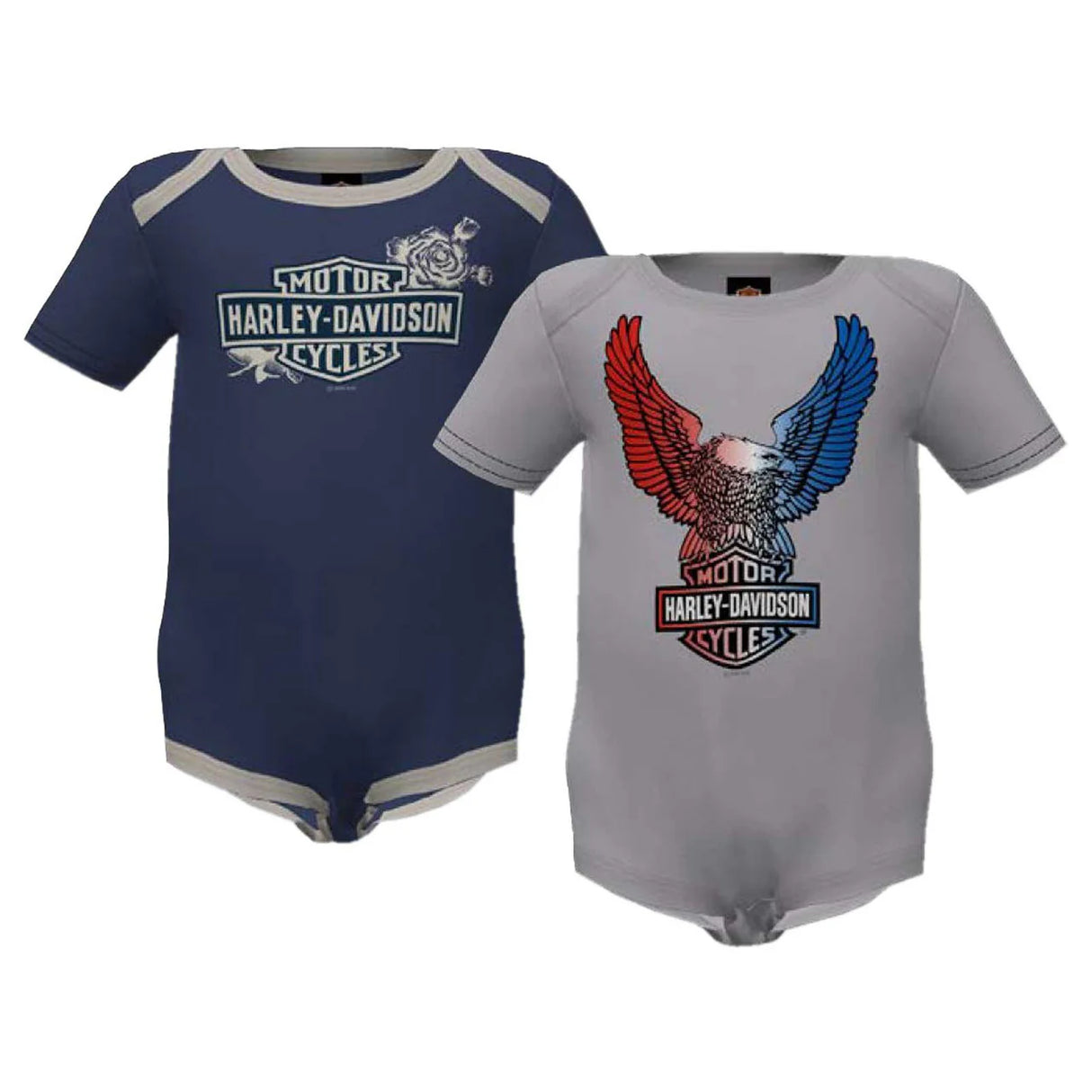 Harley-Davidson Girls Bodysuit Set Blau/Grau