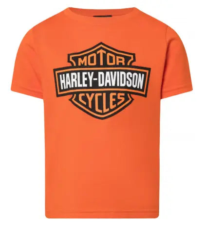 Harley-Davidson Kinder T-Shirt Bar & Shield Orange