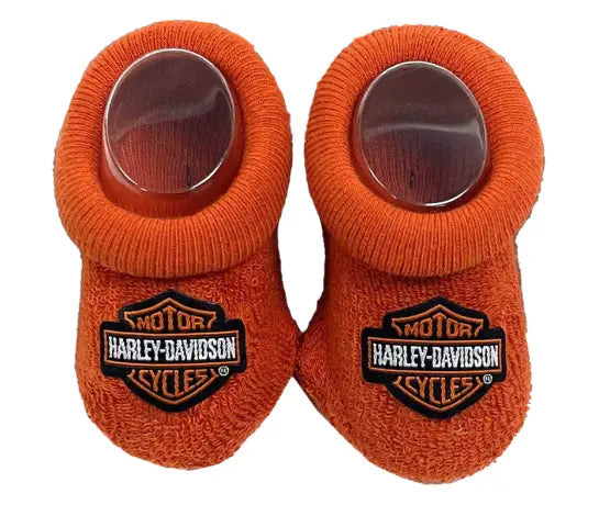 Harley-Davidson Newborn Baby Bootie Socks