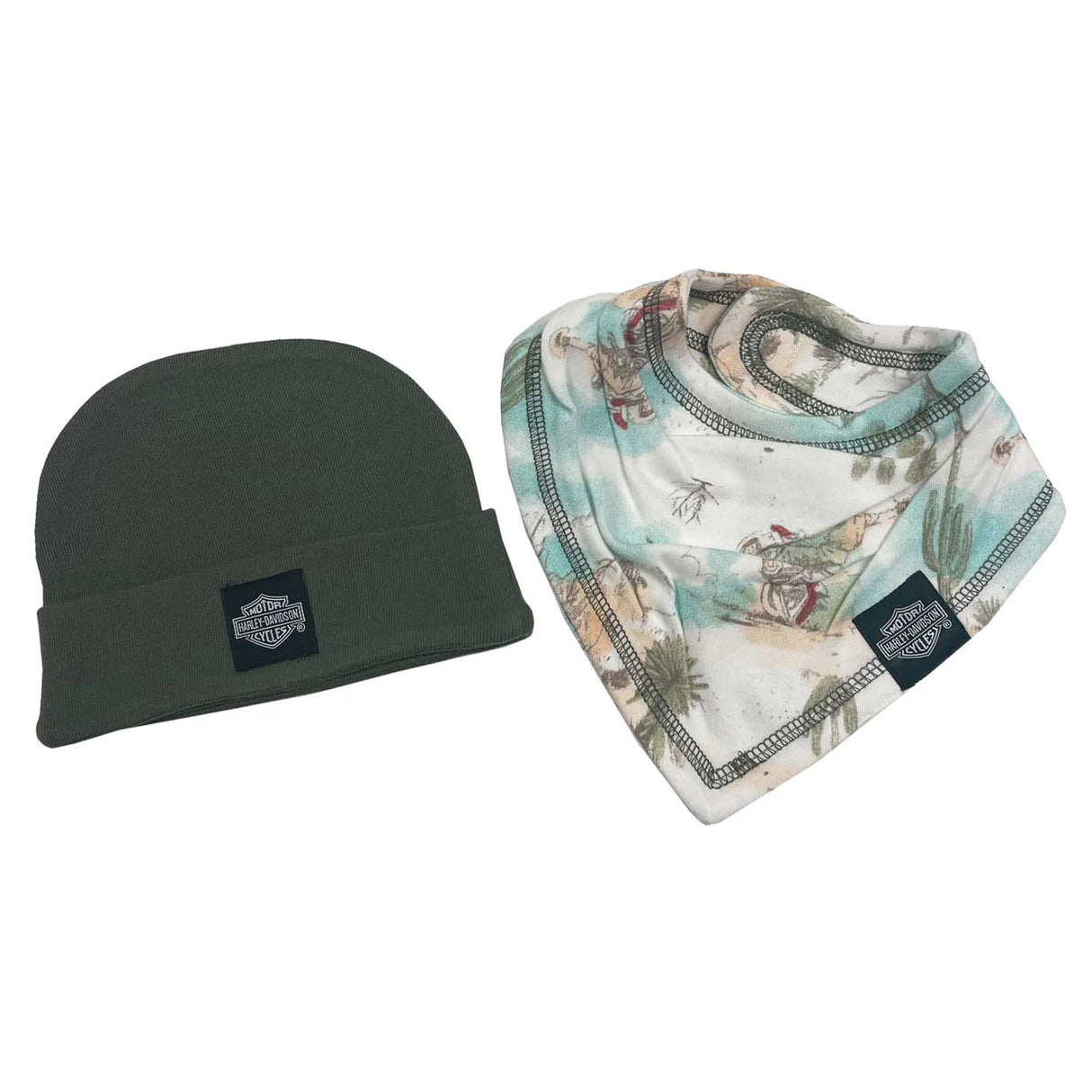 Harley-Davidson Boys Bib&Beanie Set