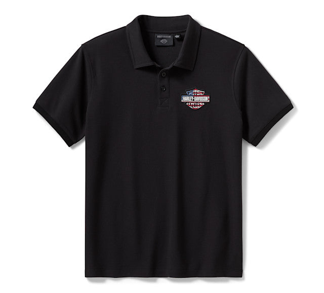 Harley-Davidson Stars & Stripes Polo für Herren