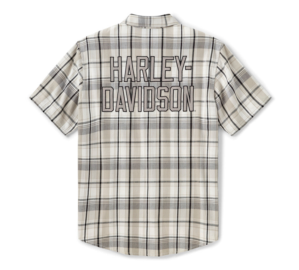 Harley-Davidson Essential Short Sleeve Plaid Shirt für Herren