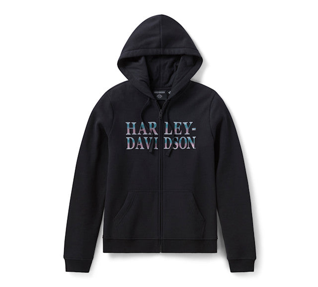 Harley-Davidson Women's Winged Bling Full Zip Hoodie