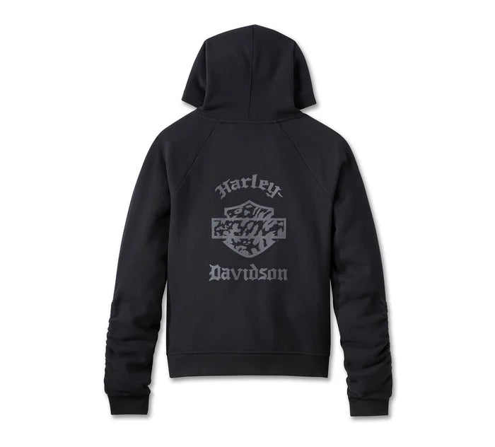 HARLEY-DAVIDSON ® "Wild Cat Bar & Shield Raglan Hoodie" Women