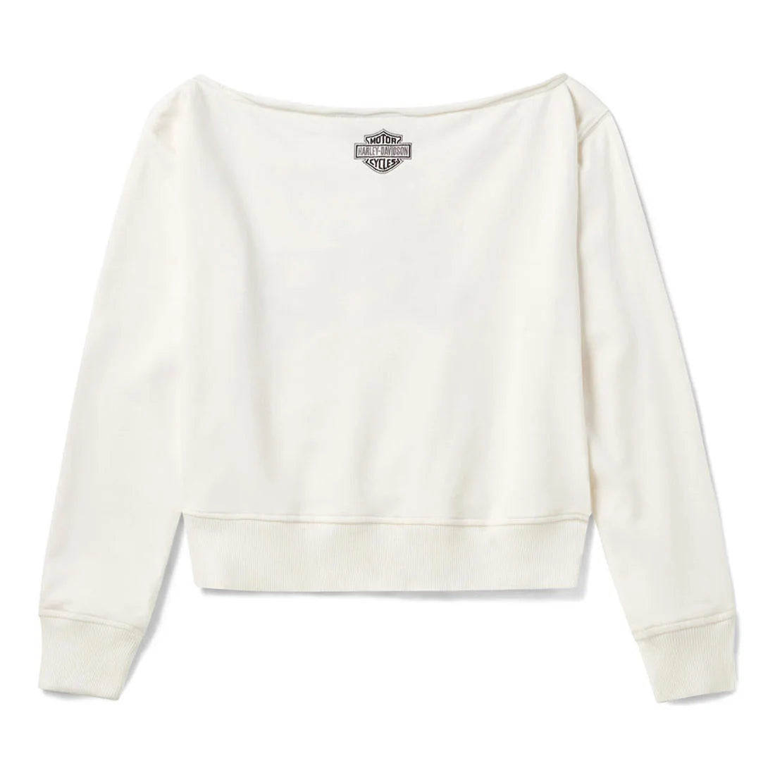 Harley-Davidson SWEATSHIRT-KNIT,OFF WHITE