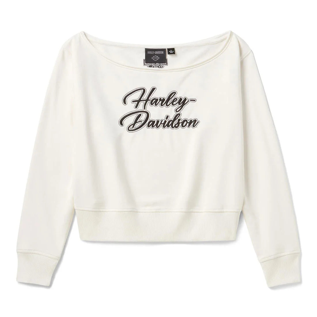 Harley-Davidson SWEATSHIRT-KNIT,OFF WHITE