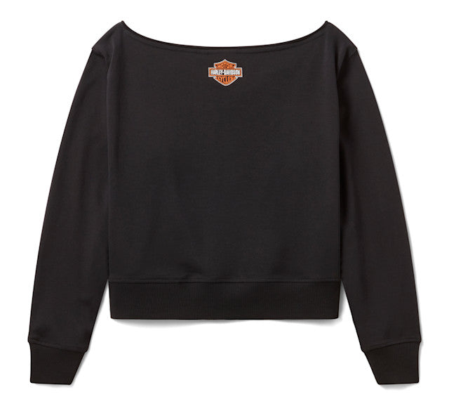 Harley-Davidson Essential Off-The-Shoulder Crew - Harley Black