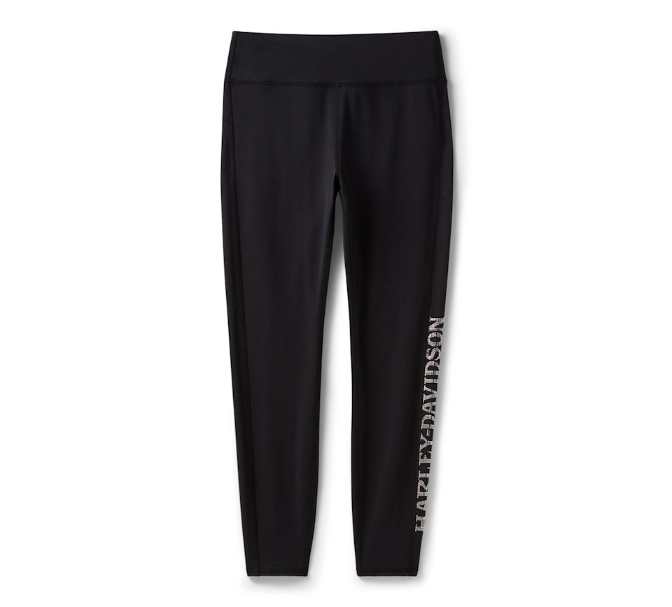 H-D Essential Willie G Skull Bling Leggings für Damen