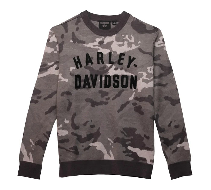 HARLEY-DAVIDSON ® "Staple Camo Sweater Grey" Men