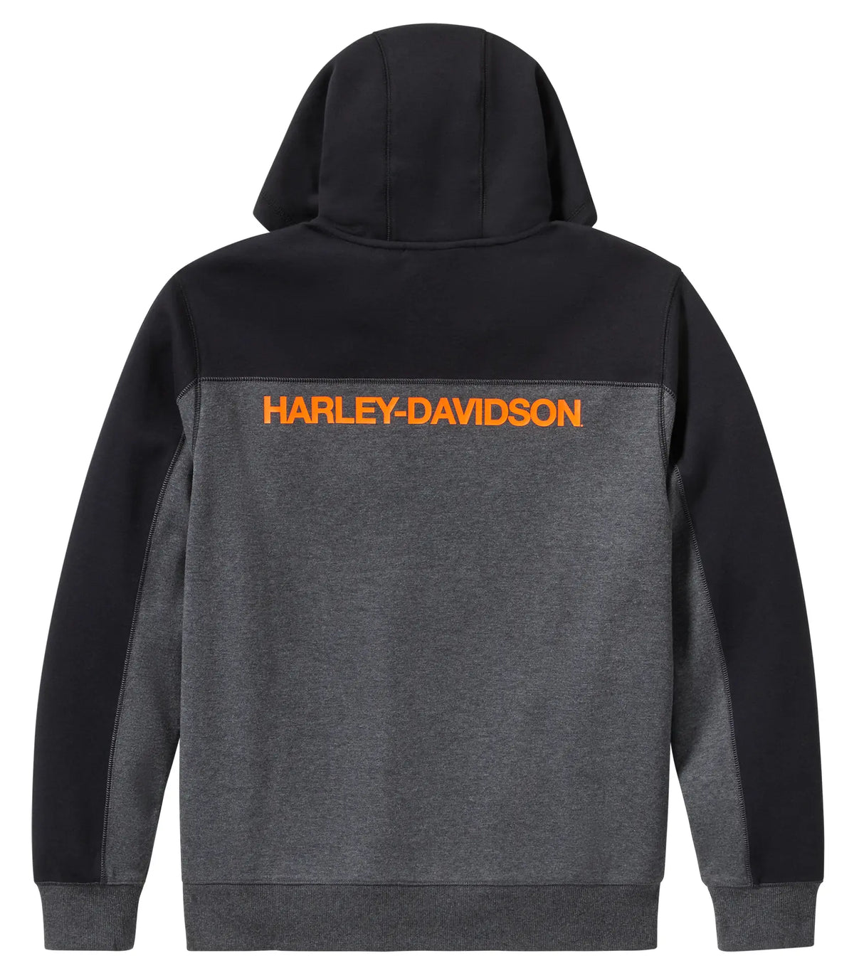 Harley-Davidson Zip Hoodie H-D Tech Gaiter schwarz/grau