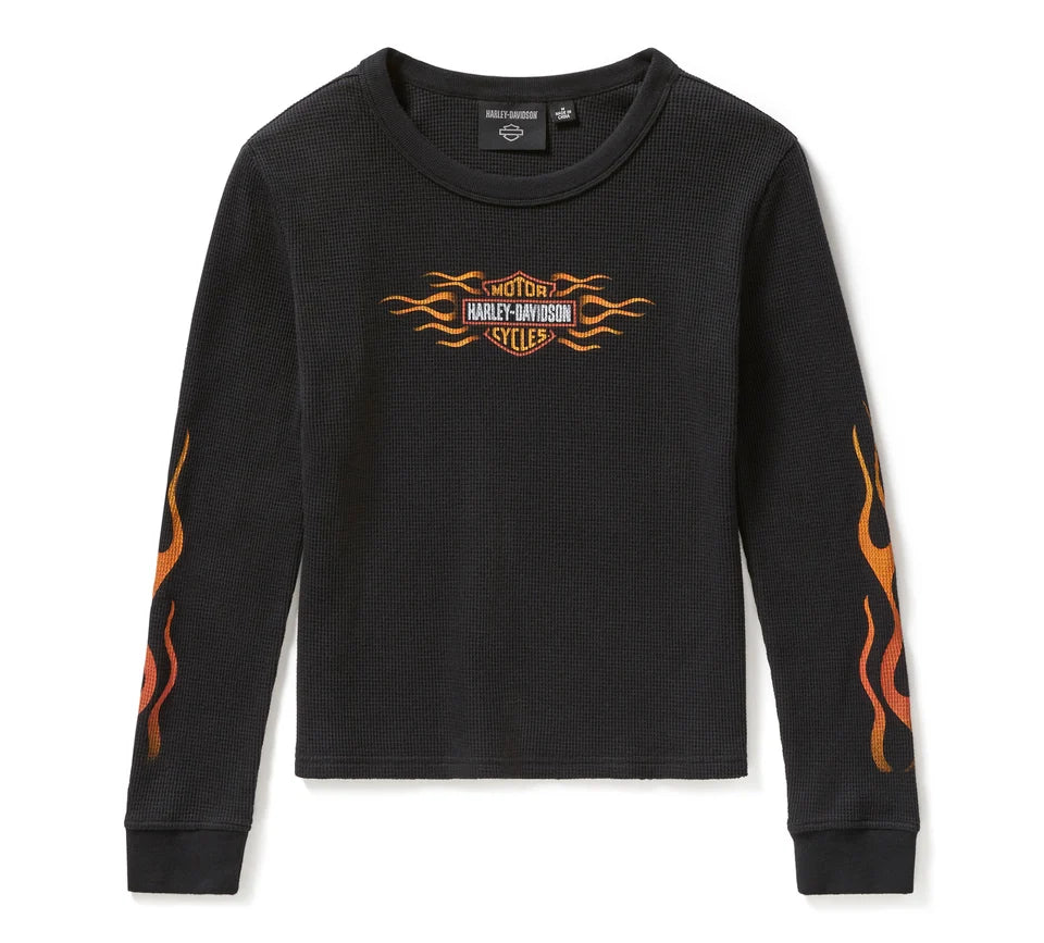 Harley-Davidson Damen Top "Vintage Flames"