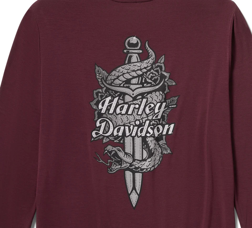 Harley-Davidson Longsleeve "Serpent Rose"