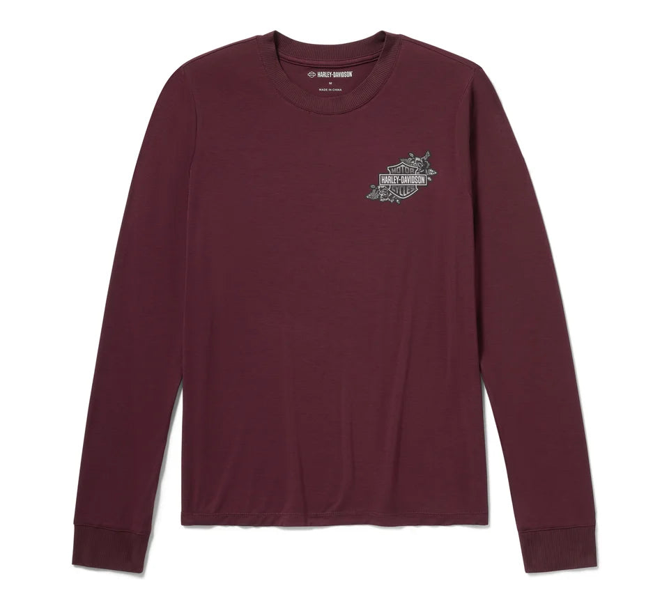 Harley-Davidson Longsleeve "Serpent Rose"