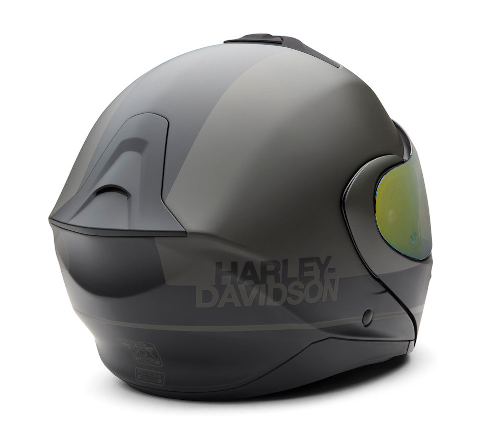 Harley-Davidson Klapphelm Evo X17 ECE matt schwarz/oliv