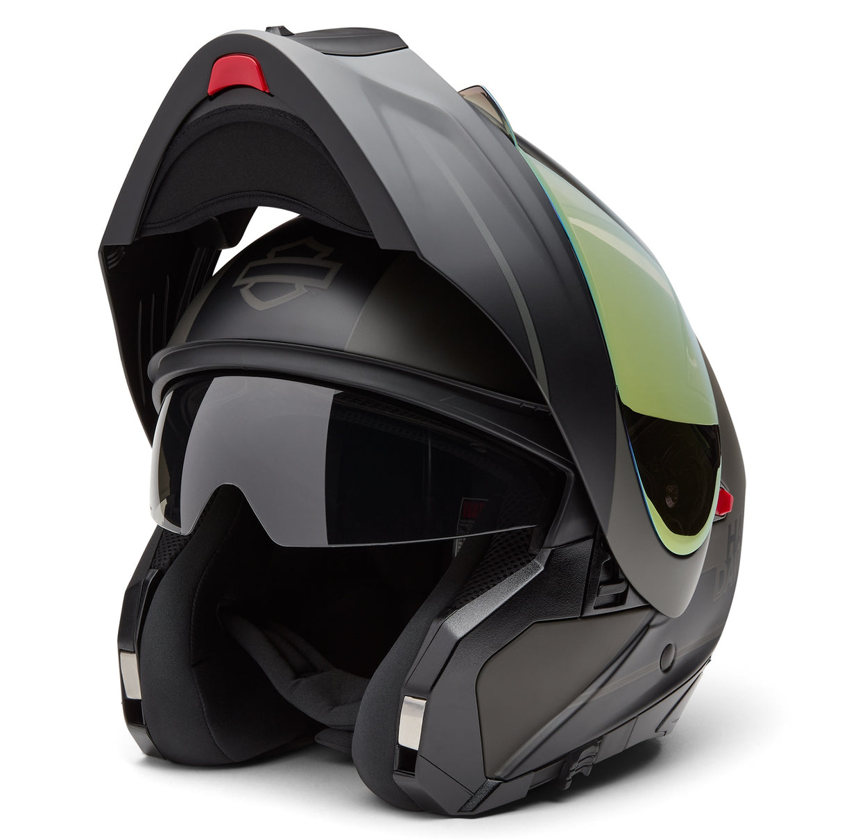 Harley-Davidson Klapphelm Evo X17 ECE matt schwarz/oliv