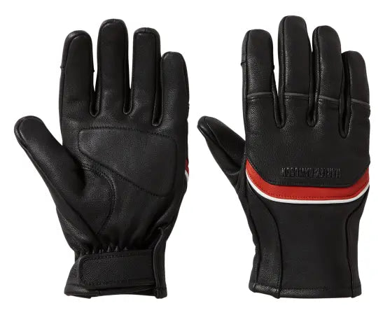 Harley-Davidson Herren Handschuhe Trenton Leder schwarz