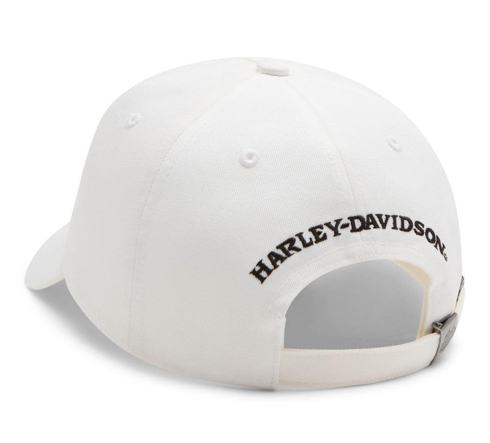 Harley-Davidson Women's Willie G Bling Skull Ballcap – Cloud Dancer