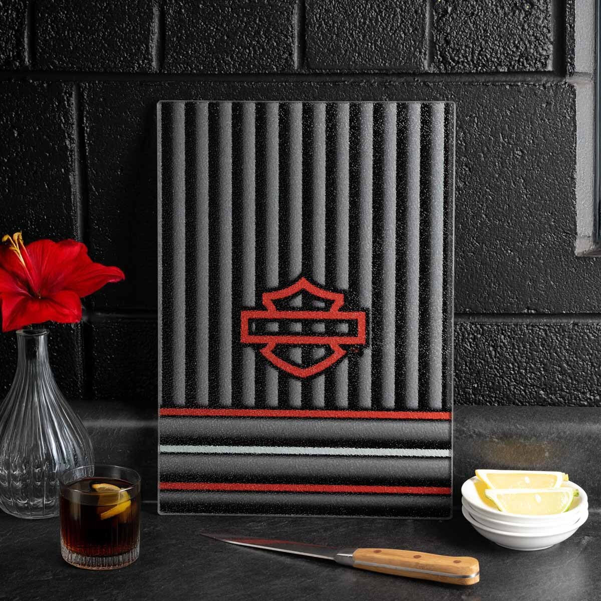 H-D Open B&S Stripes Cutting Board