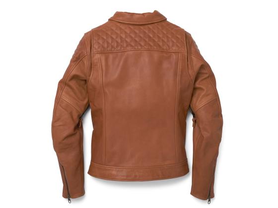 Harley-Davidson Damen Lederjacke "Bezel Biker Collar Tortoise"