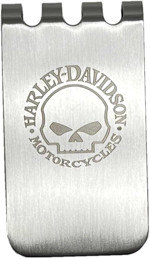 Harley-Davidson Mundi Willie G. Metal Money Clip Brushed Nickel Geldclip mit Flaschenöffner