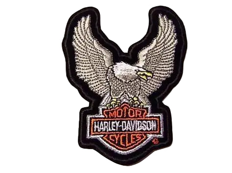 Harley-Davidson Emblem, Upwing Eagle, Nr.61 Silver