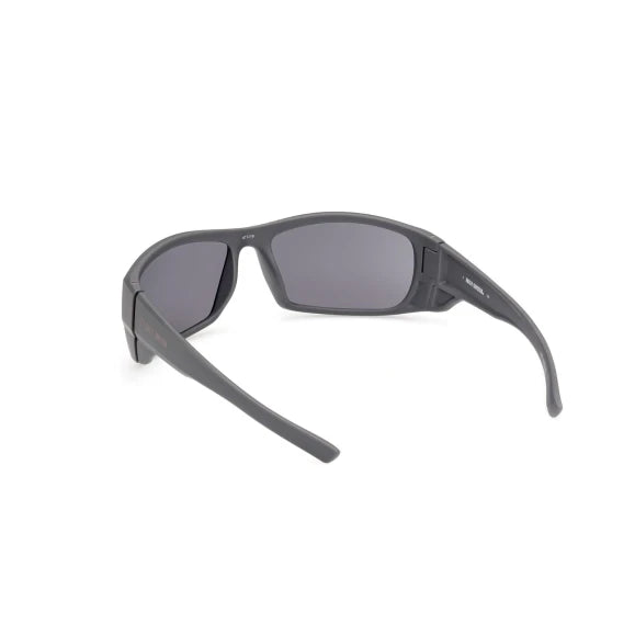 Harley-Davidson Eyewear "Winborn" Grey Frame Smokey Carbonated Lens Hydrophobic