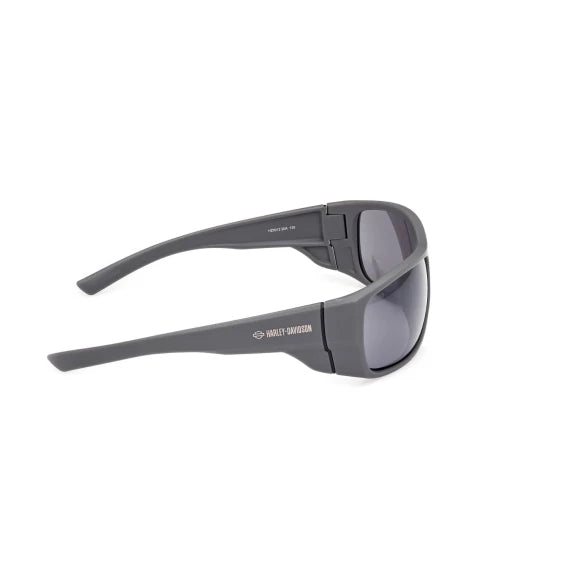 Harley-Davidson Eyewear "Winborn" Grey Frame Smokey Carbonated Lens Hydrophobic