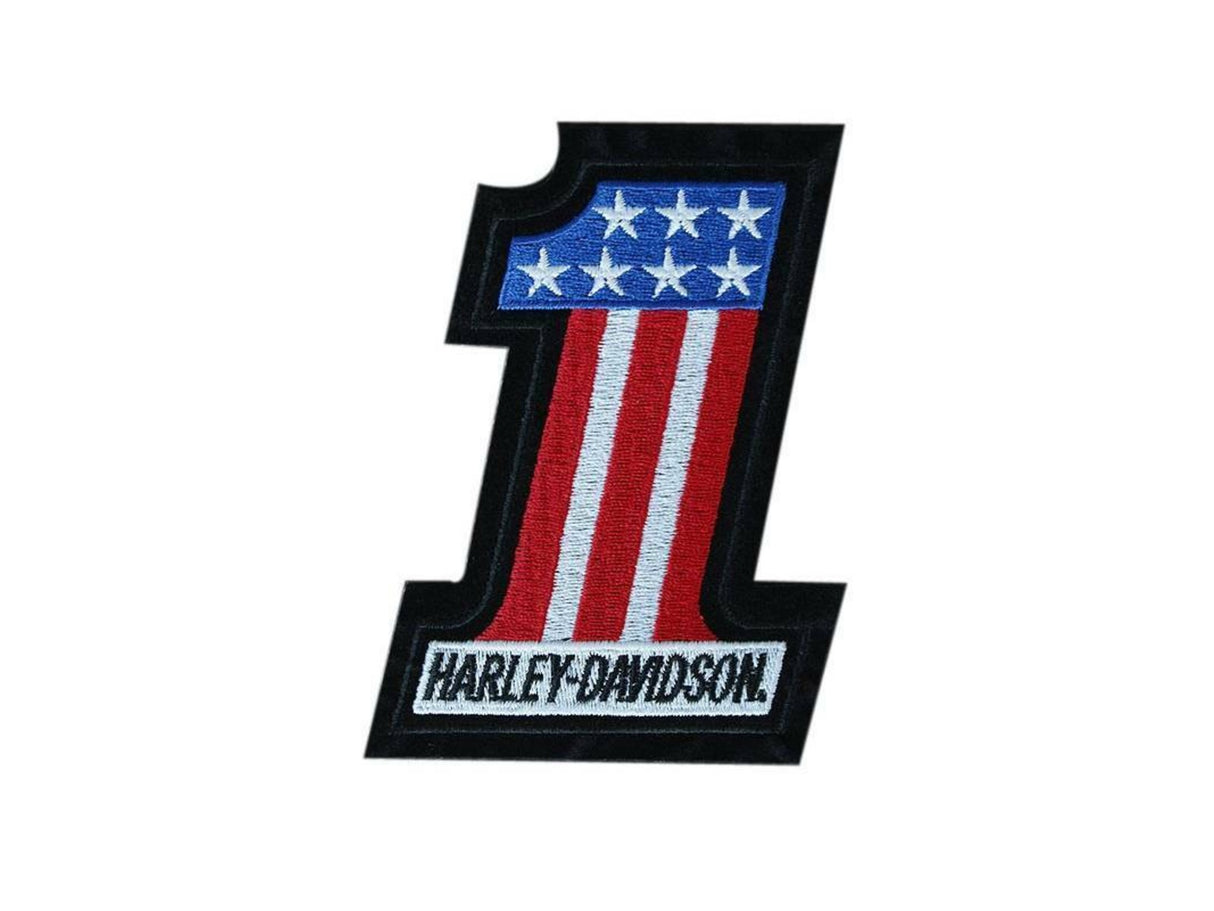 Harley-Davidson Emblem, #1 Red/White/Blue