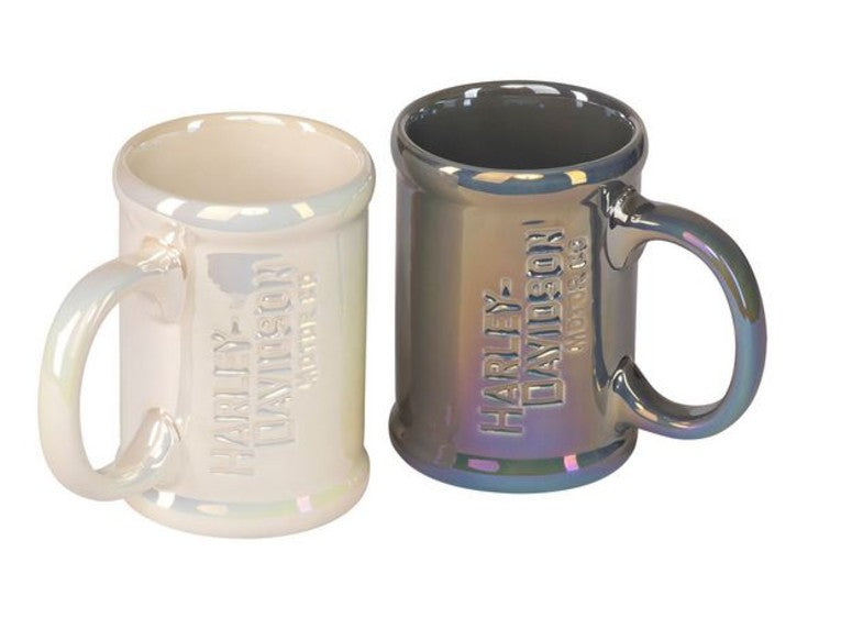 Harley-Davidson Motor Co. Lusterware Mug set