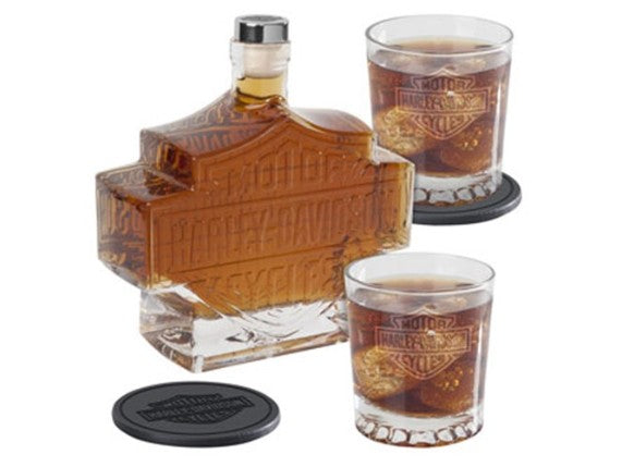 Harley-Davidson Bar & Shield Decanter Set