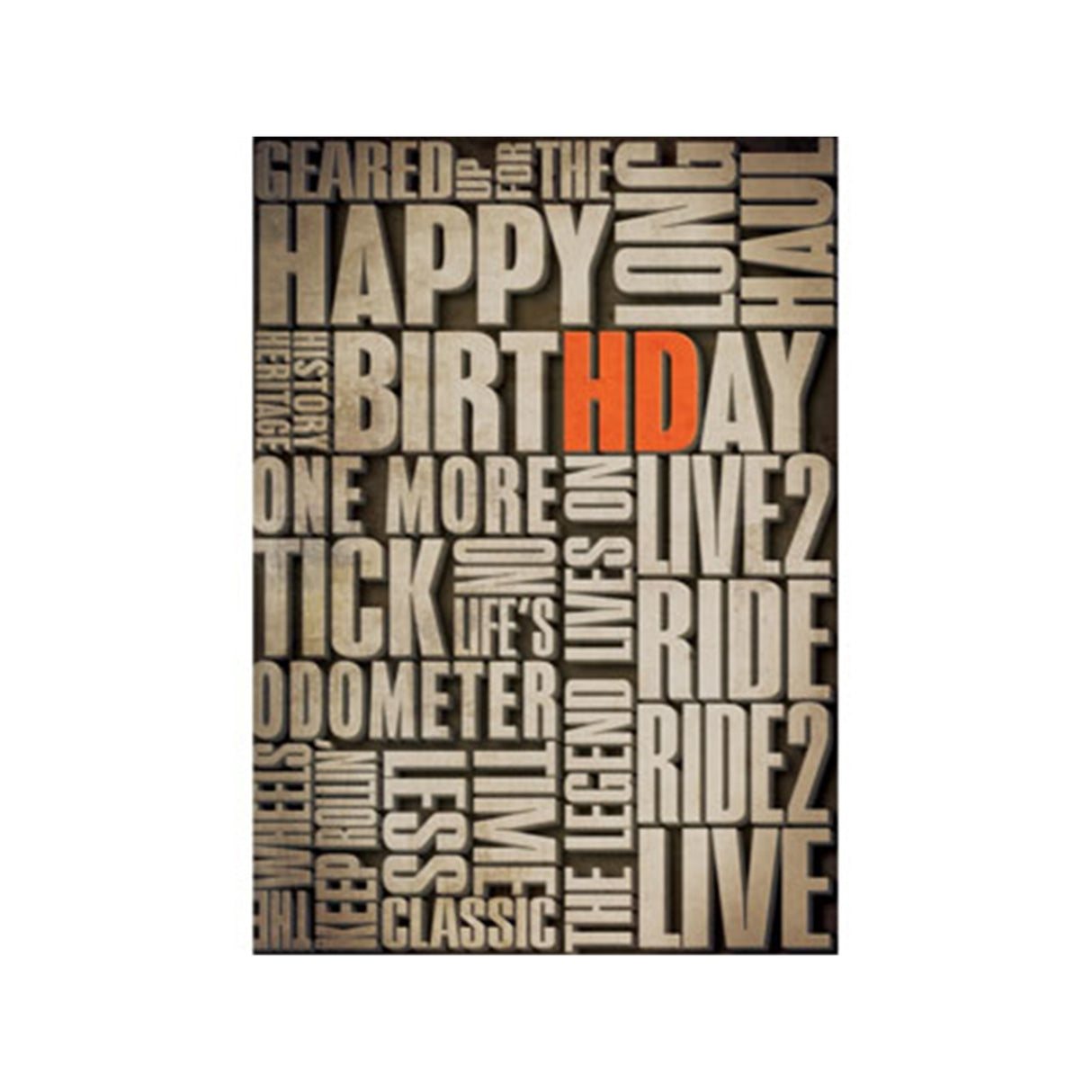 Harley-Davidson Geburtstagskarte