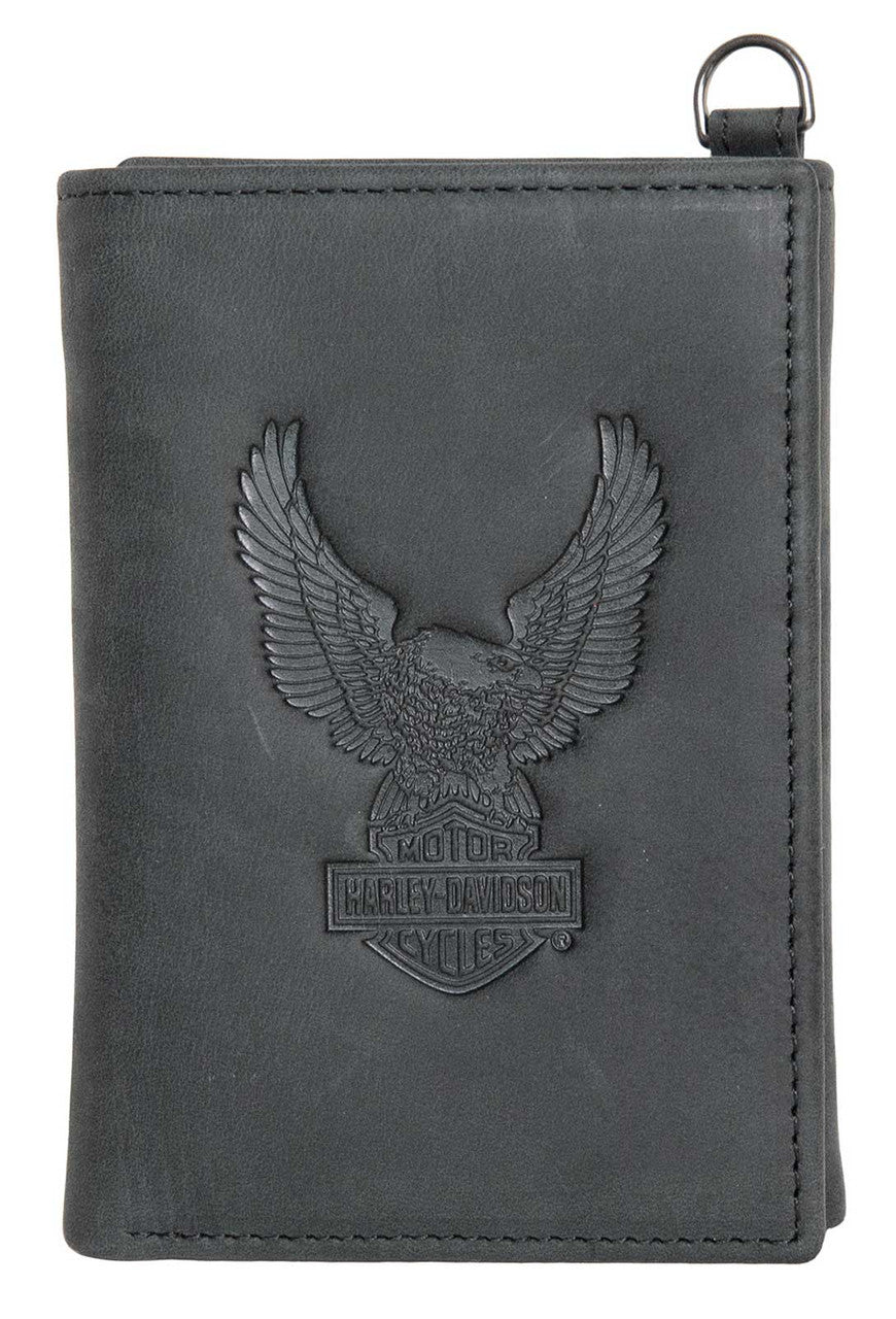 Harley-Davidson Geldbeutel Eagle Trifold Black
