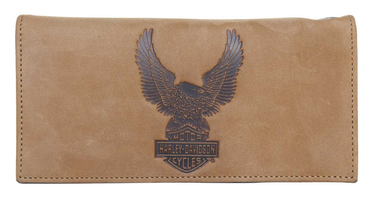 Harley-Davidson Geldbeutel Eagle Trucker Brown
