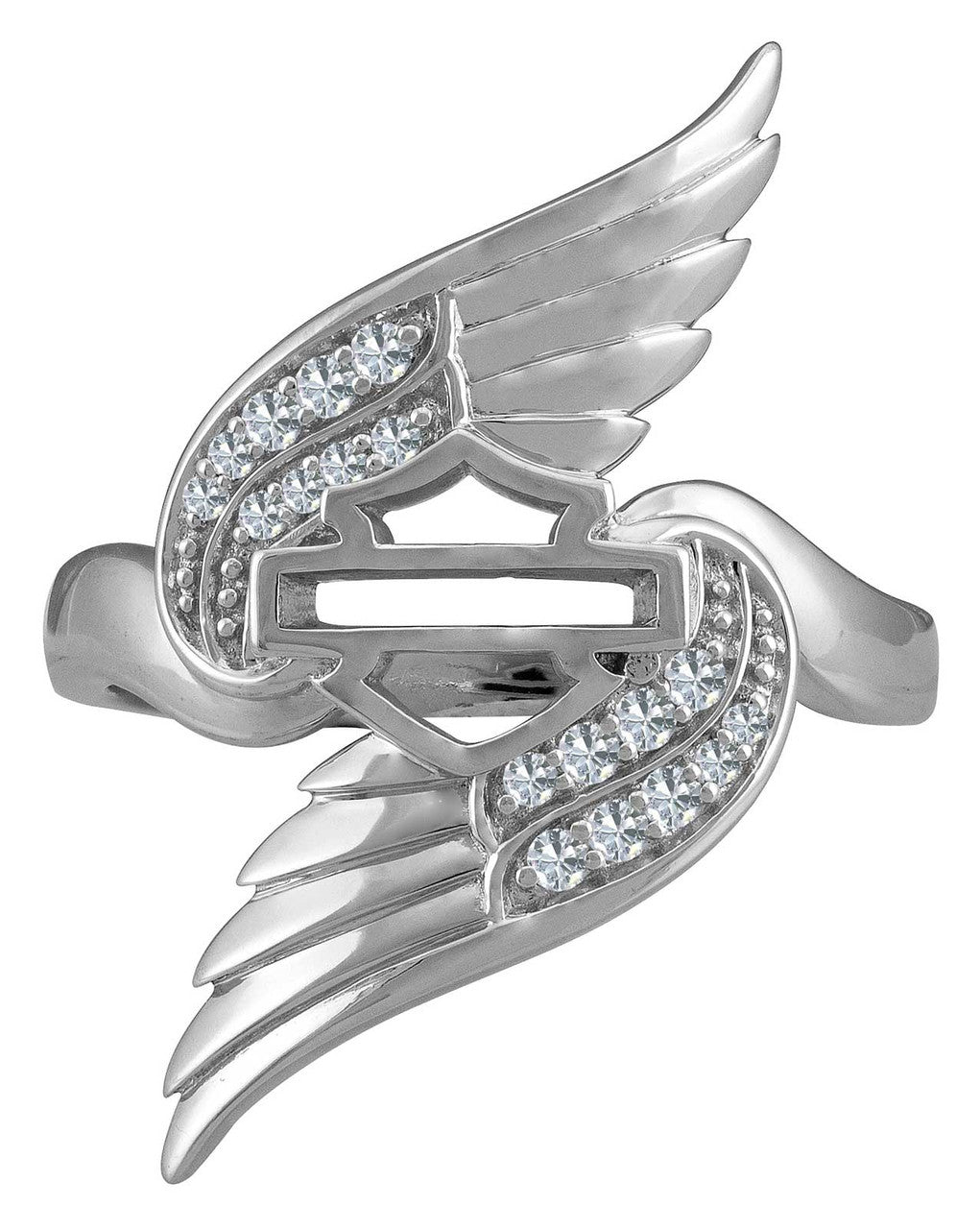 Harley-Davidson Ring Sterlingsilber "Bling Wing"