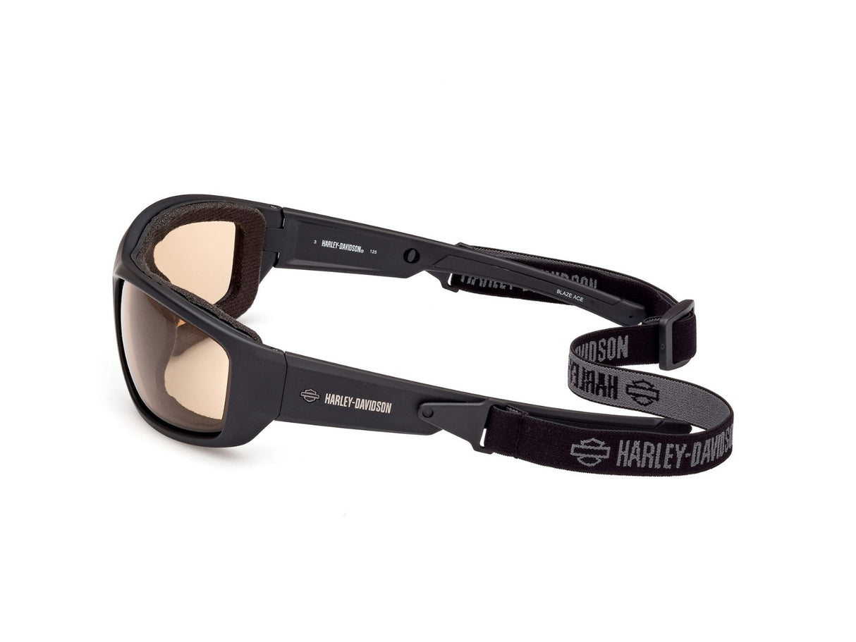 Harley-Davidson Blaze Ace Amber Photochrom Selbsttönend Motorrad Brille