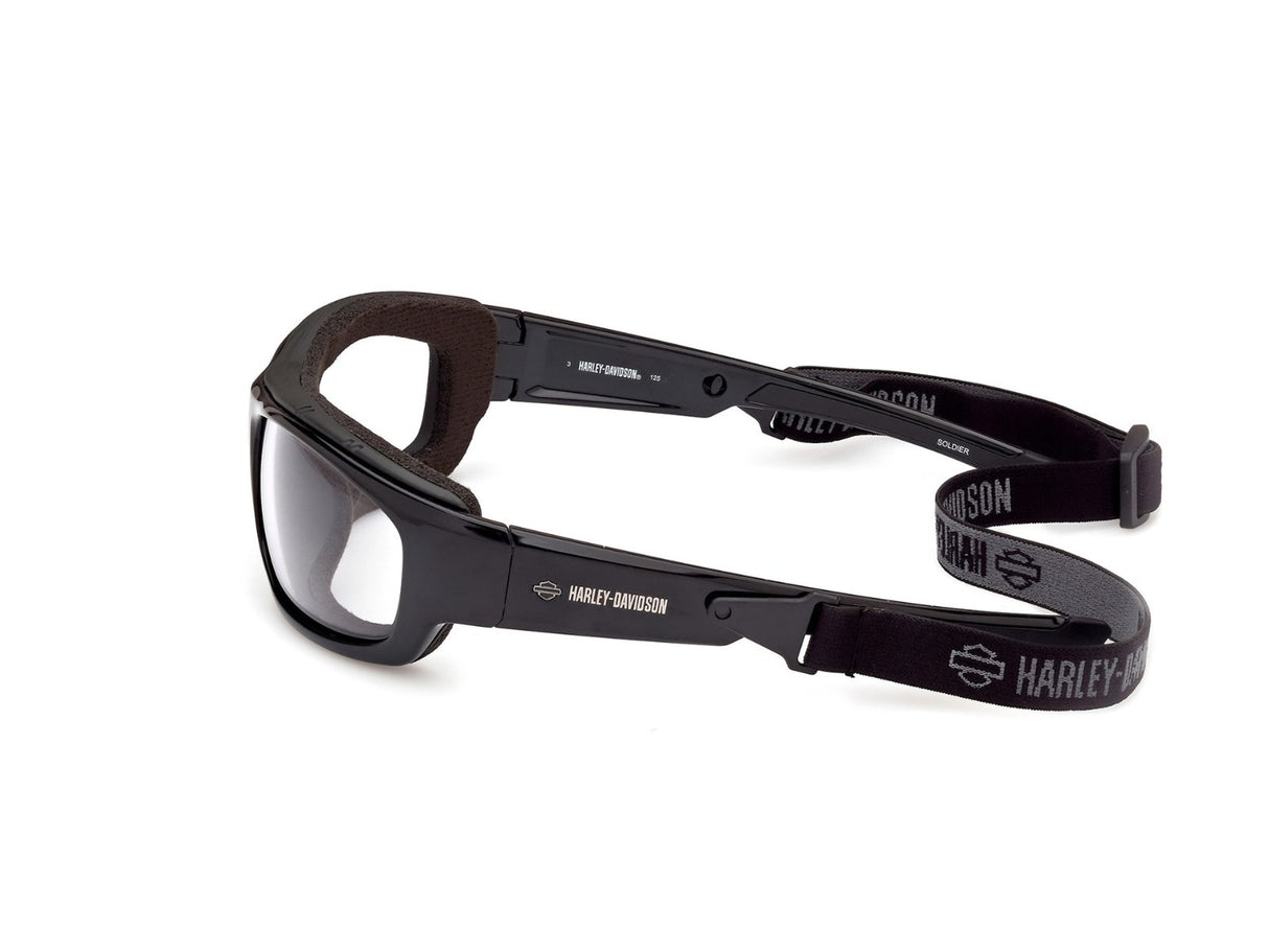 Harley-Davidson Soldier Klar Photochrom Selbsttönend Motorrad Brille