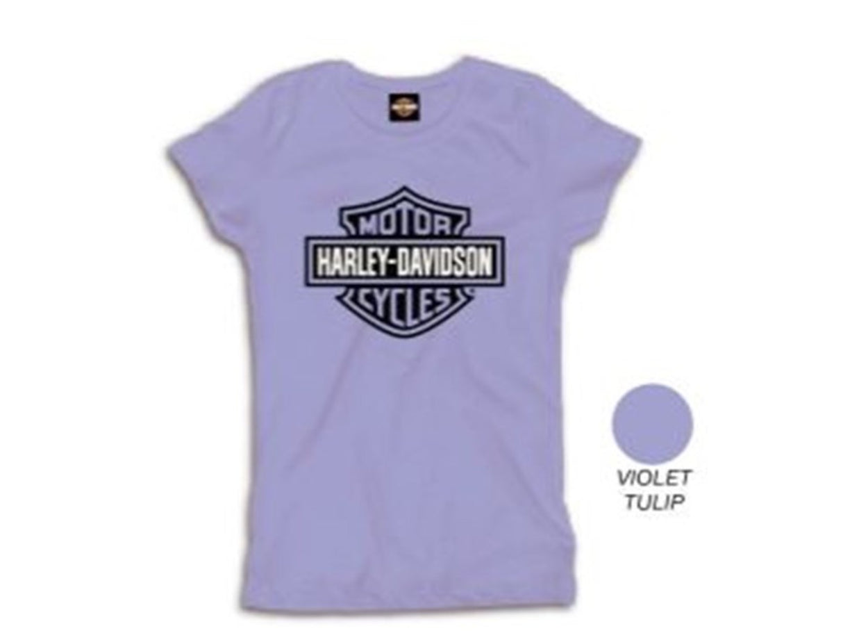 Harley-Davidson® T-Shirt mit Glitzerdruck B&S