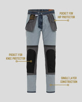 Rokker Motorradhose "Rokkertech Tapered Slim" Men