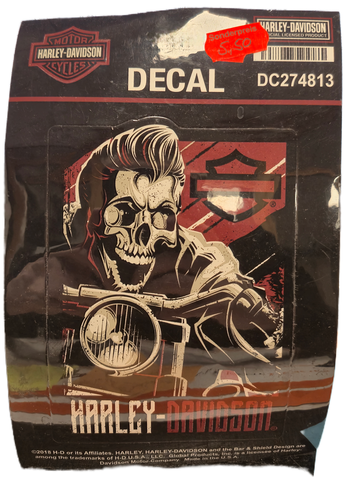 Harley-Davidson Decal- Rockabilly